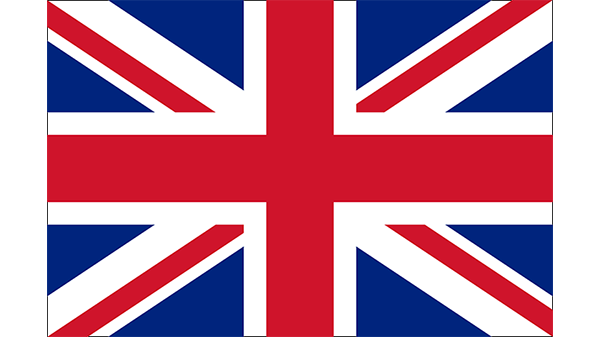 Vlag van het Verenigd Koninkrijk - in kleur op transparante achtergrond - 600 * 337 pixels 